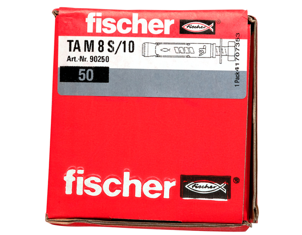 Cheville pour fixations lourdes M8 en acier électrozingué - 50 Pièces - Fischer - Brico Dépôt
