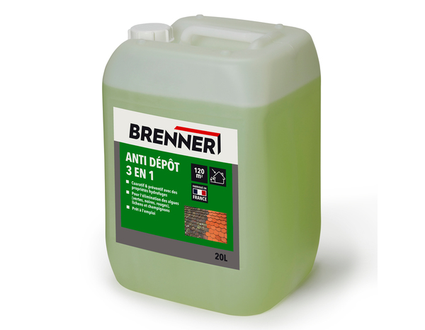 Traitement anti-dépôt tout 3 en 1 prêt à l'emploi - 20L - Brenner - Brico Dépôt