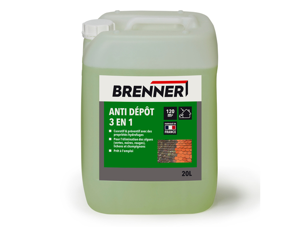 Traitement anti-dépôt tout 3 en 1 prêt à l'emploi - 20L - Brenner - Brico Dépôt