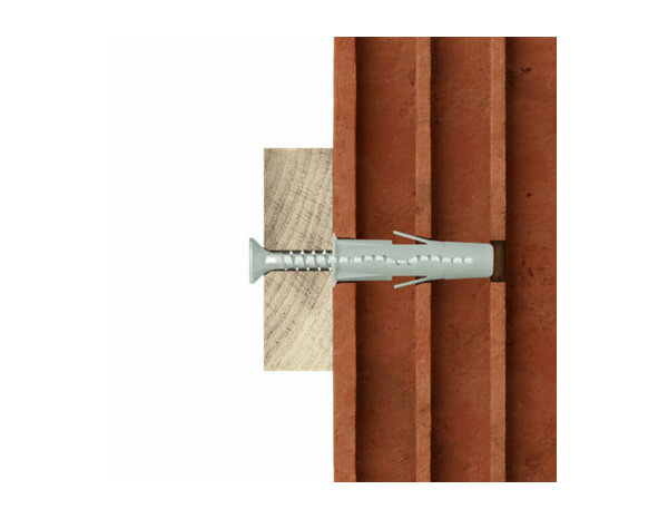 Cheville Multi 10mm - 24PCS, polypropylène, charge 85kg, multi-matériaux - Brenner - Brico Dépôt