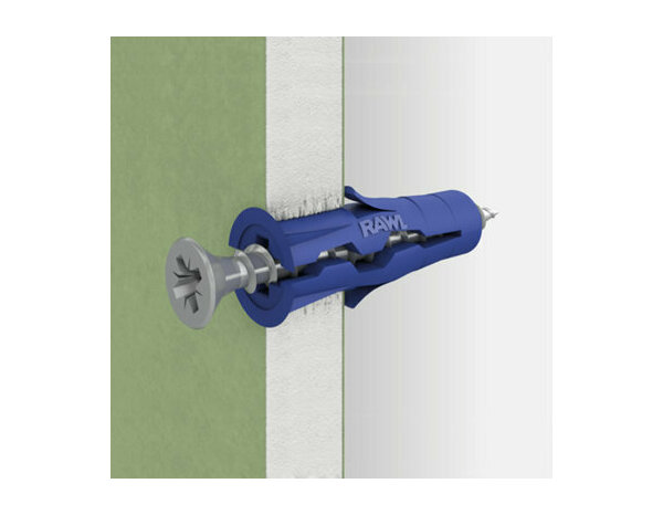 Cheville multi 8mm + vis 12pcs  - Polypropylène, idéal pour multi-matériaux - Brenner - Brico Dépôt