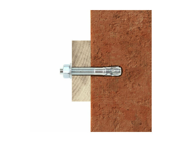 Goujon d'ancrage M12 en acier 180mm - 2pcs , charge très lourde pour béton - Brenner - Brico Dépôt