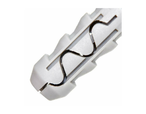 Vis et chevilles universelles, tête fraisée double empreinte en nylon/acier 6x30mm pour brique et béton  - 30pcs - Brenner - Brico Dépôt