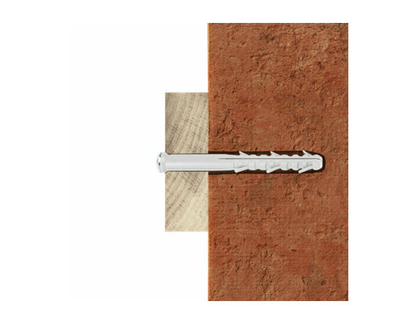 Cheville de fixation nylon/acier cadre TX 8X100 - pour blocs et béton - 6PCS - Brenner - Brico Dépôt