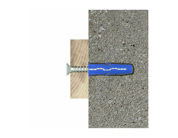 Cheville murale 8mm  - 40pcs, polypropylène, multi-matériaux, résistant - Brenner - Brico Dépôt