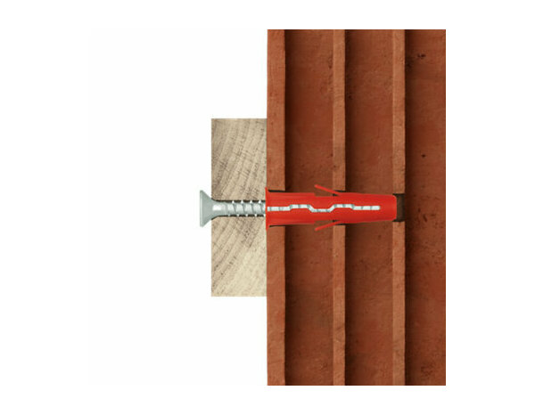 Cheville multi 6mm avec vis - 60pcs  pour multi-matériaux intérieurs - Brenner - Brico Dépôt