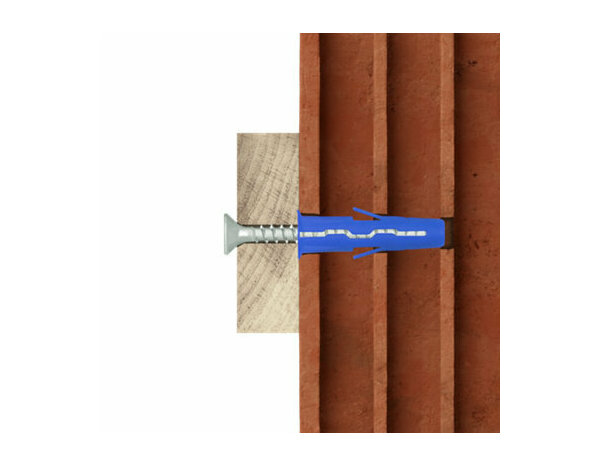 Cheville murale multi 8mm  - 24PCS, polypropylène, charge 60kg - Brenner - Brico Dépôt