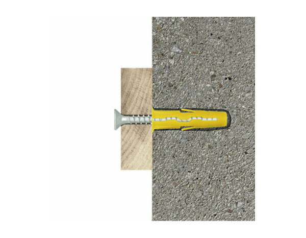 Cheville multi 5MM + vis 60PCS  - Polypropylène, 24mm, idéal multi-matériaux - Brenner - Brico Dépôt