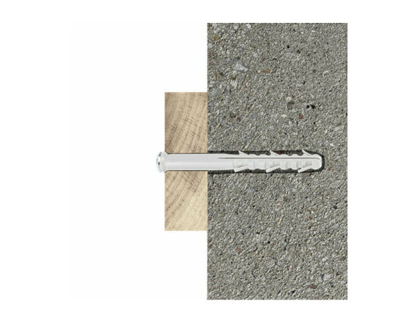 Fixation d'encadrement TX 10x120 en nylon et acier - 6PCS, résistant - Brenner - Brico Dépôt