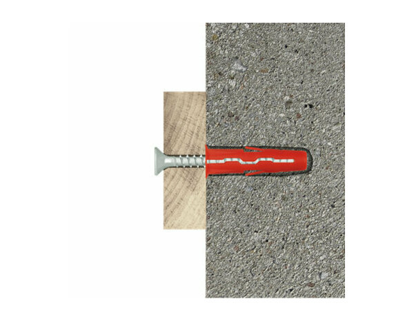 Cheville multi 6mm  - 30pcs, polypropylène, vis pour multi-matériaux - Brenner - Brico Dépôt