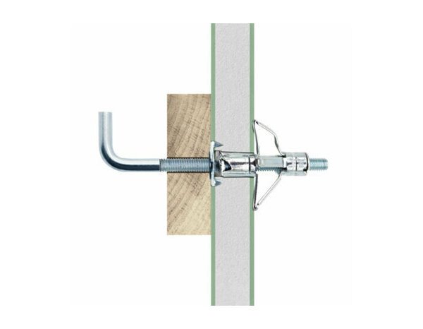 Cheville à expansion acier M4 32mm pour plaque de plâtre - Pack de 2 - Brenner - Brico Dépôt