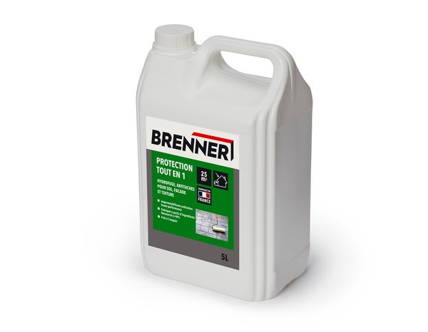 Protection tout en 1, hydrofuge et antitaches - bidon 5 L - Brenner - Brico Dépôt