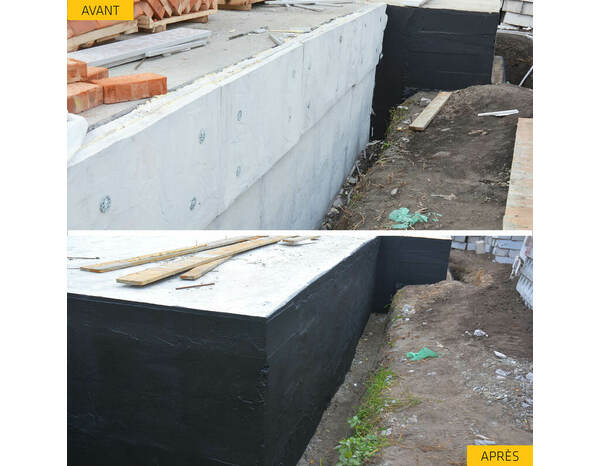 Complément d'imperméabilisation des fondations - Seau de 20 L - Sika - Brico Dépôt