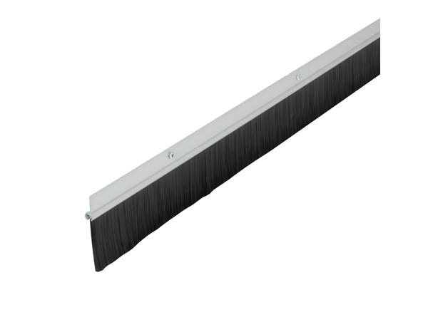 Bas de porte de garage en aluminium + brosse - 2,50 m - Brenner - Brico Dépôt