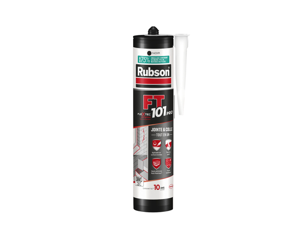 Mastic colle FT 101 multi-usages intérieur/extérieur noir - 280 ml - Rubson - Brico Dépôt
