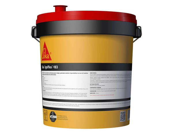 Complément d'imperméabilisation des fondations - Seau de 20 L - Sika - Brico Dépôt