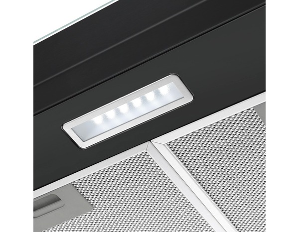 Hotte visière noire 60 cm - Brico Dépôt