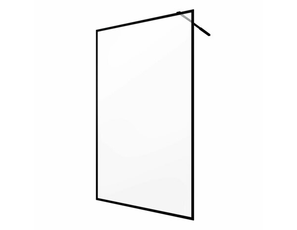 Paroi de douche walk-in 100 cm "Cadre noir" - Brico Dépôt