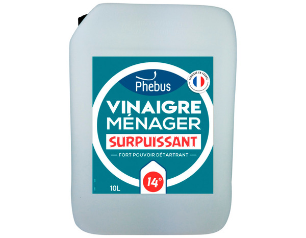 Vinaigre ménager surpuissant 14° - Bidon 10L - Brico Dépôt