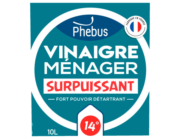 Vinaigre ménager surpuissant 14° - Bidon 10L - Brico Dépôt