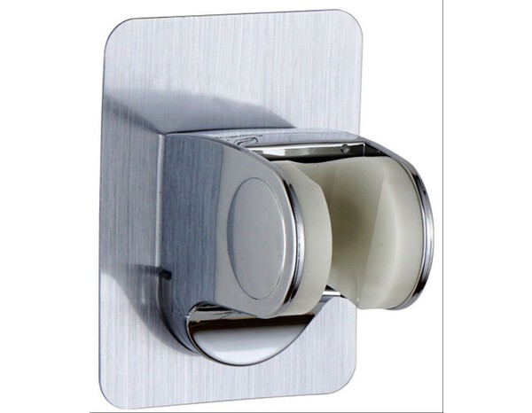 Support de douchette mural adhésif chrome - Brico Dépôt