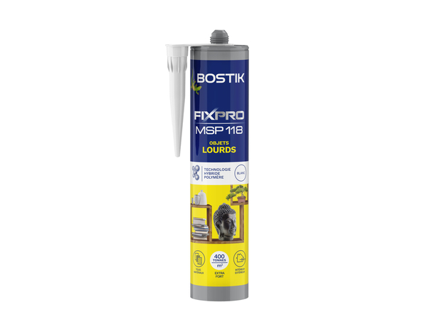 Mastic de fixation FIXPRO MSP118 290 ml - Bostik - Brico Dépôt