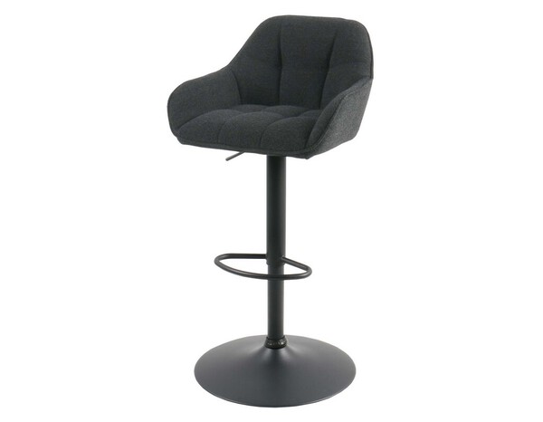 Lot 2 tabourets effet lin noir - Brico Dépôt