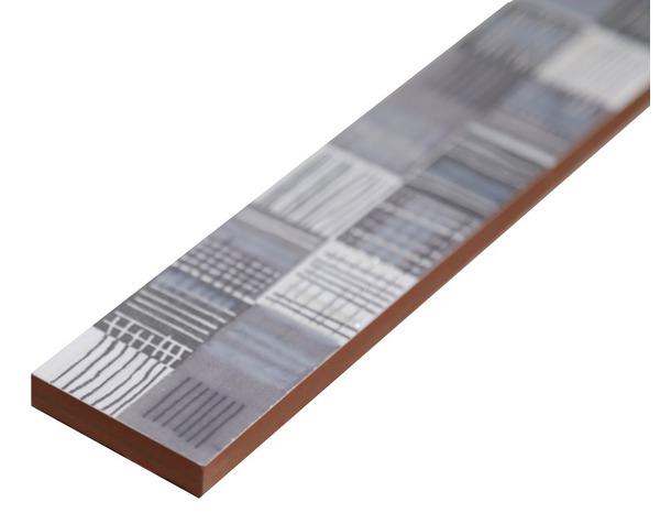 Listel faience "Happy" 4,5 x 40 cm - Brico Dépôt