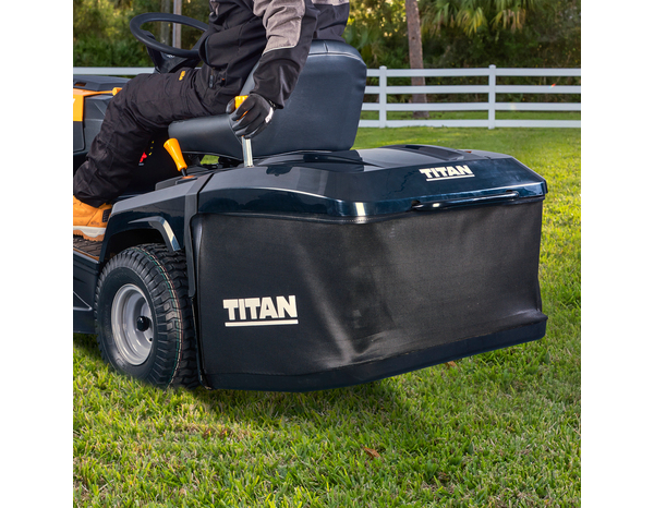 Tondeuse thermique autoportée 432 cm 98 cm - Titan - Brico Dépôt