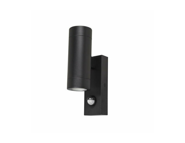 Applique murale à détecteur Tiarela gu10 noir - Marque BLOOMA - Brico Dépôt