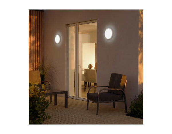Plafonnier blanc led ip65 - Marque BLOOMA - Brico Dépôt