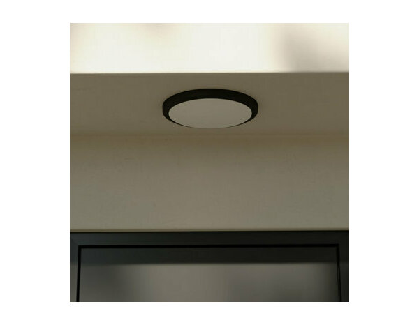 Plafonnier noir led IP65 - Marque BLOOMA - Brico Dépôt