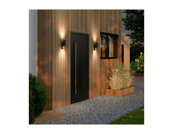 Applique murale à détecteur Tiarela gu10 noir - Marque BLOOMA - Brico Dépôt