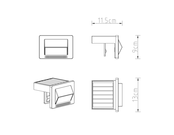 Applique murale led solaire ip65 - Marque BLOOMA - Brico Dépôt