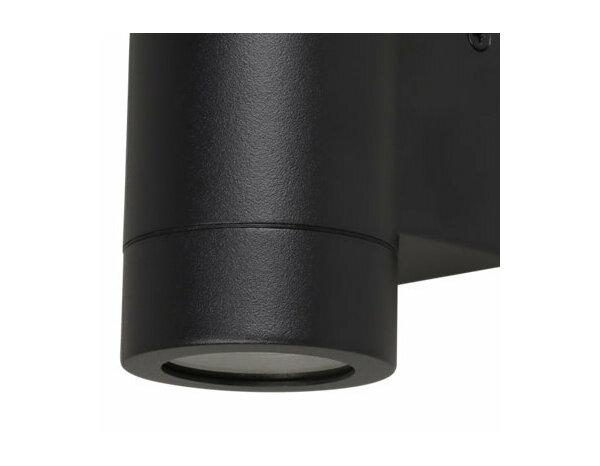 Applique murale Tiarela gu10 noir - Marque BLOOMA - Brico Dépôt