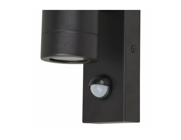 Applique murale à détecteur Tiarela gu10 noir - Marque BLOOMA - Brico Dépôt