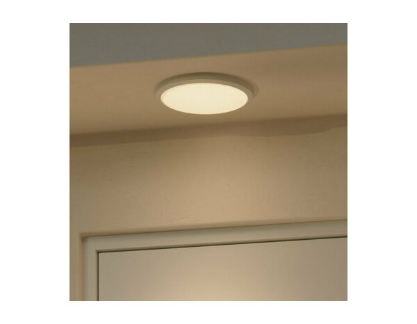 Plafonnier blanc led ip65 - Marque BLOOMA - Brico Dépôt