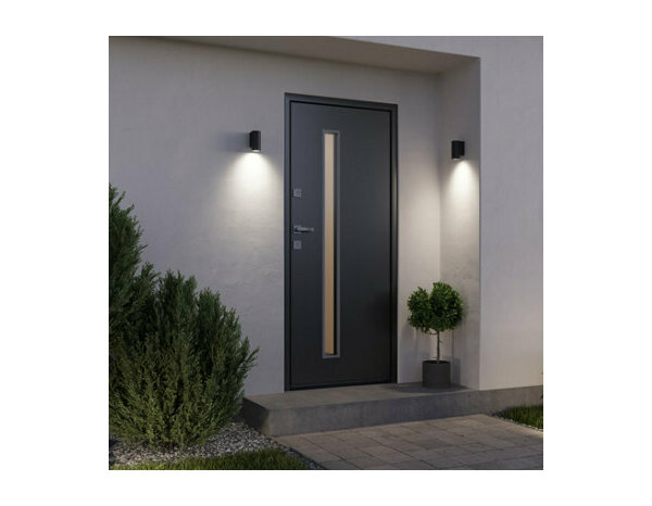 Applique murale Tiarela gu10 noir - Marque BLOOMA - Brico Dépôt