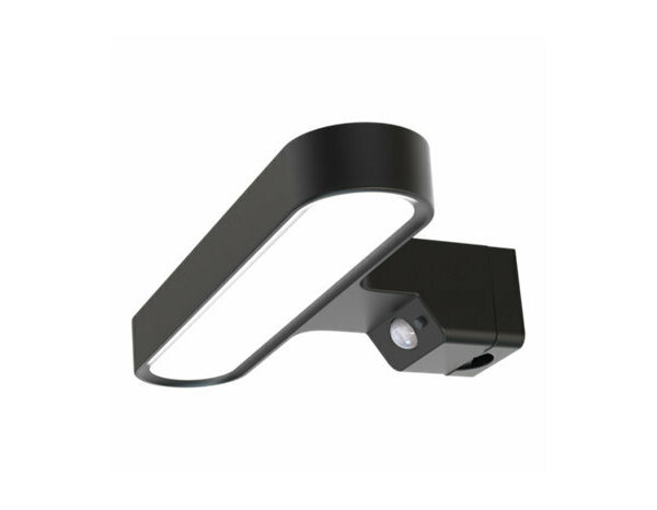 Applique solaire avec détecteur noir - Marque BLOOMA - Brico Dépôt