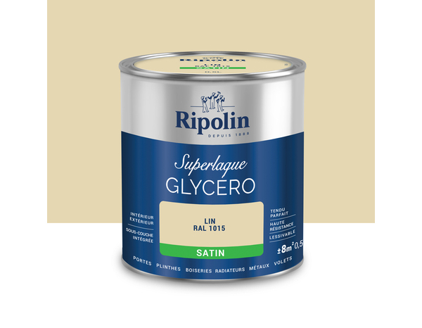 Laque lin 0l5 satin - Ripolin - Brico Dépôt