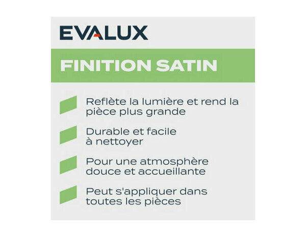 Peinture Blanc pur 0l75 satin c&b - Evalux - Brico Dépôt