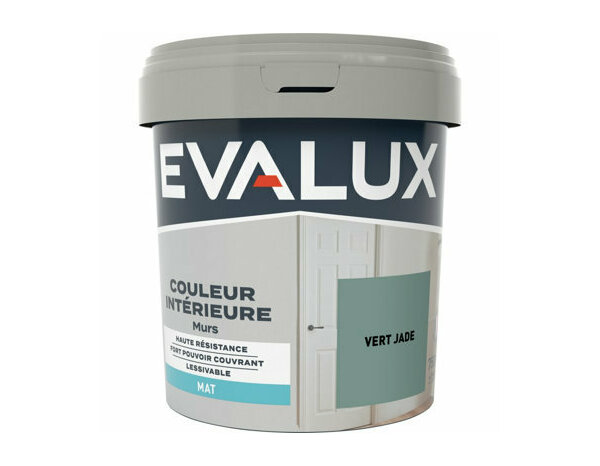 Peinture Vert jade 0l75 mat - Evalux - Brico Dépôt