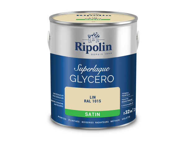 Laque lin 2l satin - Ripolin - Brico Dépôt