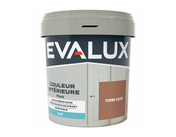 Peinture Terre cuite 0l75 mat - Evalux - Brico Dépôt