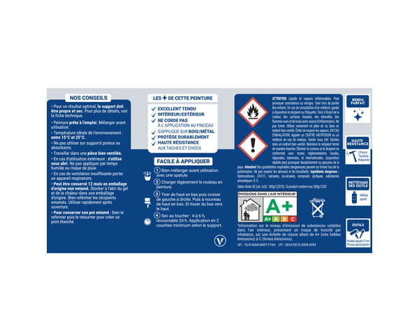 Laque anthracite 0l5 brillant - Ripolin - Brico Dépôt