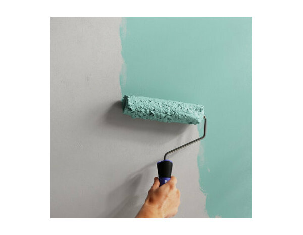 Peinture Vert aqua 0l75 velours 2en1 - Evalux - Brico Dépôt