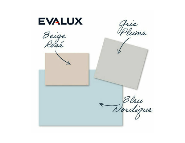 Peinture Bleu nordique 2l5 velours 2en1 - Evalux - Brico Dépôt