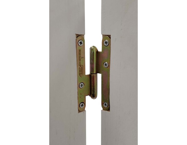 Paumelle de porte 80 x 45 bout rond gauche - Brico Dépôt