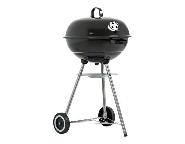 Barbecue à charbon acier émaillé "Eiger" - Surface de cuisson diam. 43,5 cm. - Brico Dépôt