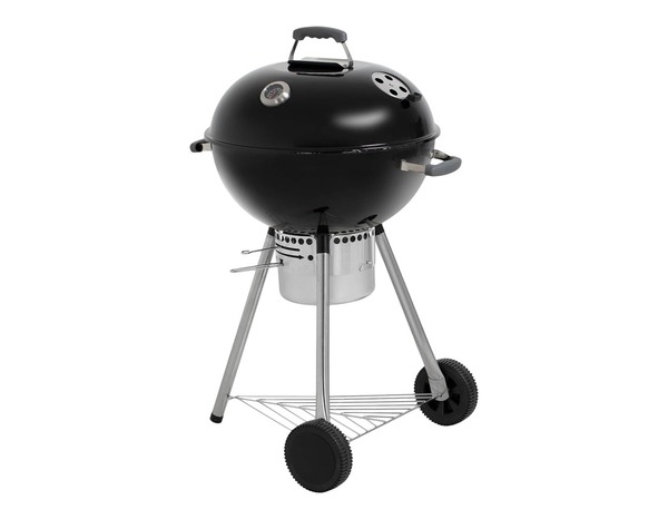 Barbecue grill à charbon "Deluxe" rond - 64,5 x 71 x 107cm. - Brico Dépôt
